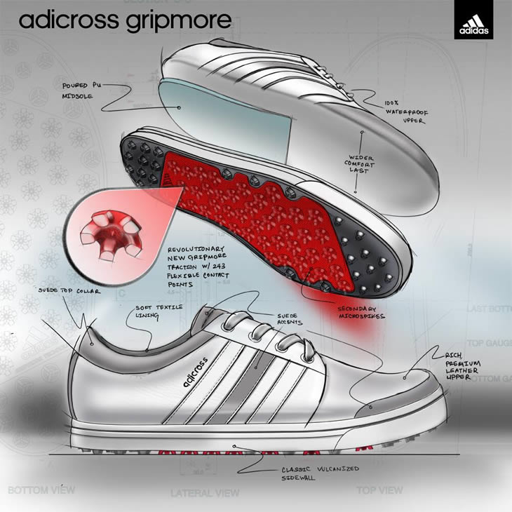 erven Toevoeging Dierentuin s nachts The Groundbreaking Adidas Adicross Gripmore Shoe - Golfalot