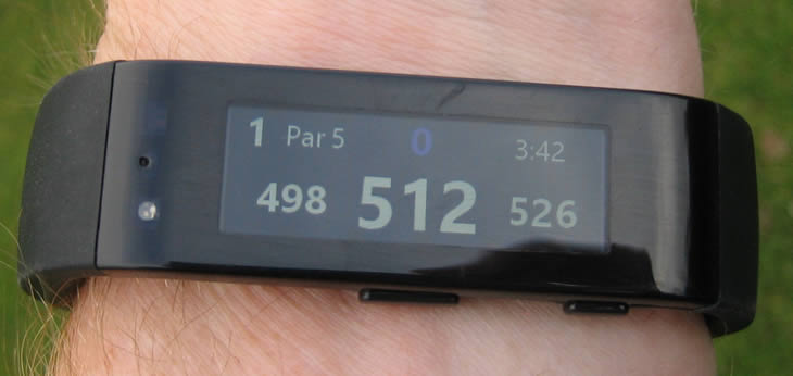 Microsoft Band Golf Tile Review