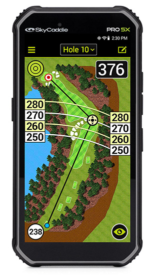 SkyCaddie Pro 5X Golf GPS Rangefinder