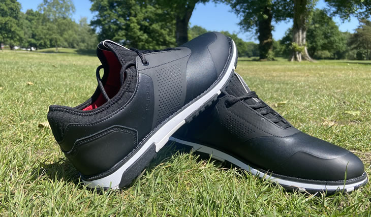 まんぶーになります Stuburt 本革 英国 ゴルフシューズuk7.5 まんぶー